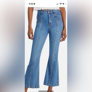 Veronica Beard Light Blue Flare Jeans